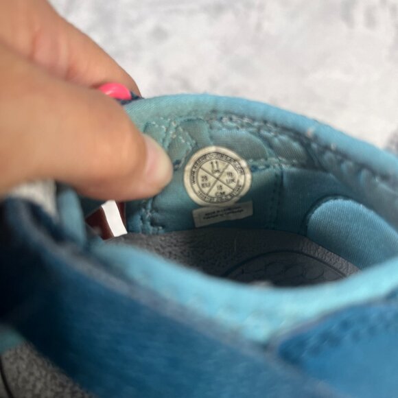 Keen Newport H2 Kids 11 Hiking Rugged Sandals Youth Blue Pink Waterproof - Picture 7 of 9